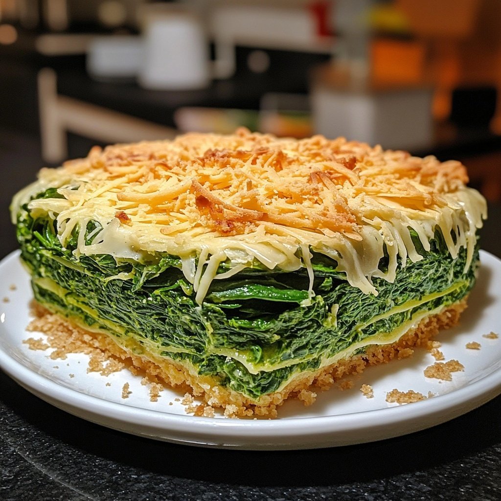 Gemüseauflauf mit Spinat