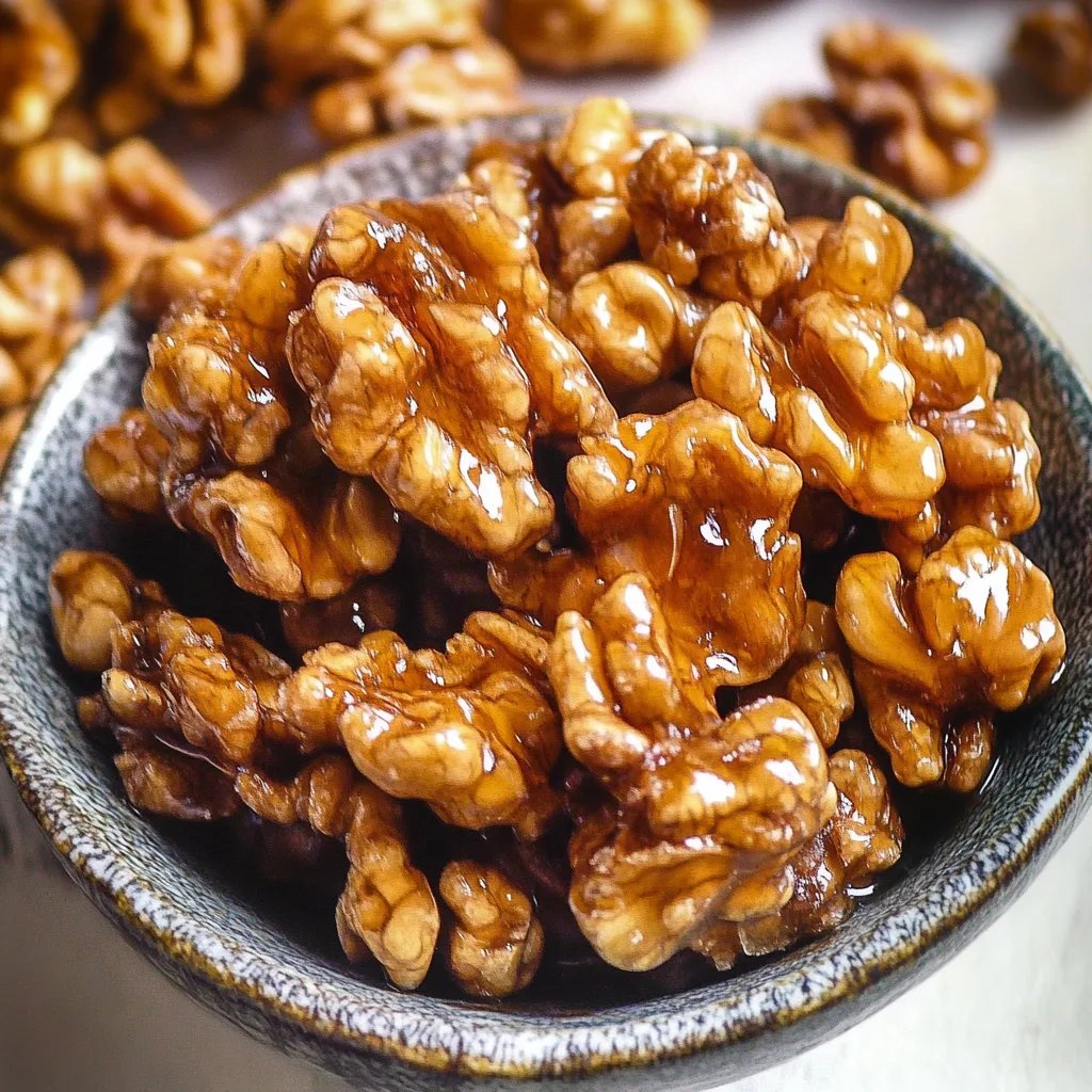 Karamellisierte Walnüsse
