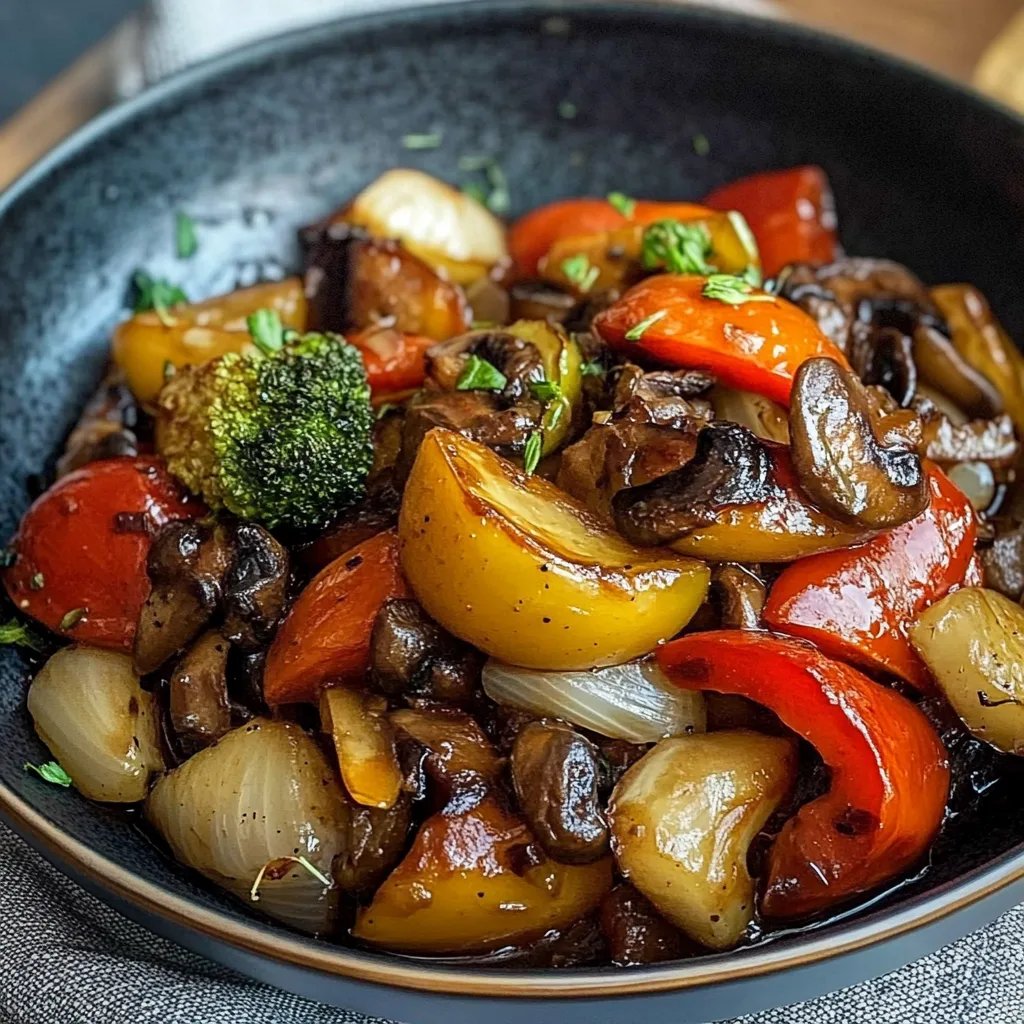 Vegetarische Gemüsepfanne