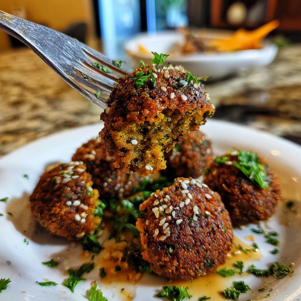 Falafel mit Sesamsauce