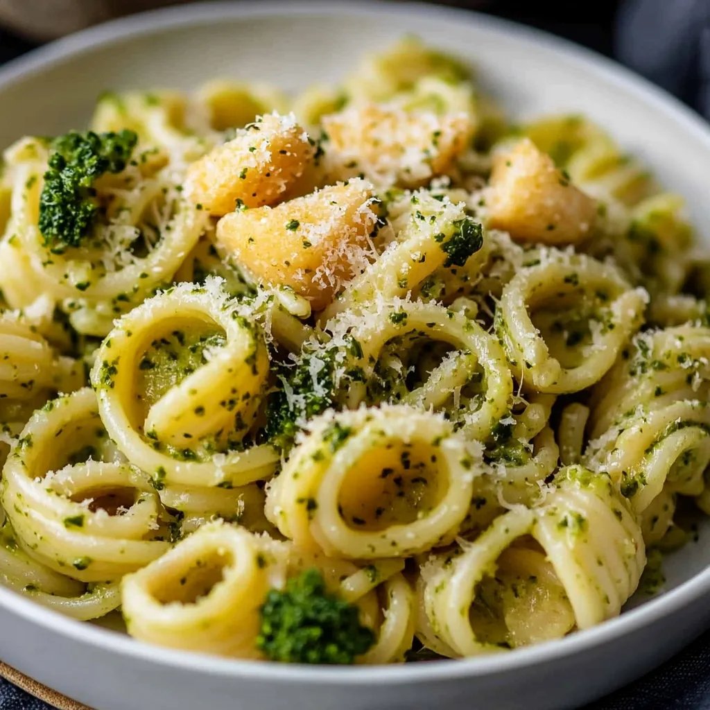 Einfache gesunde Brokkoli-Pasta