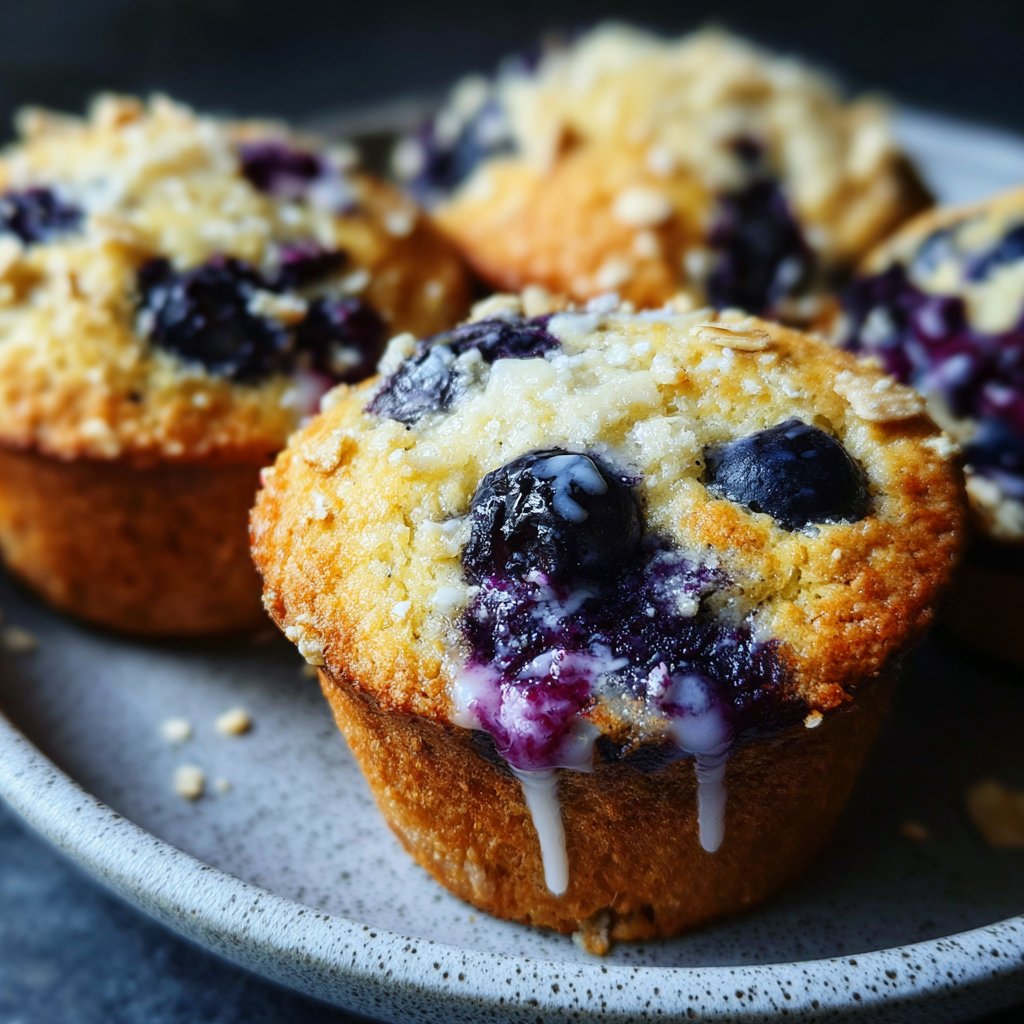 Muffins mit Hafermehl