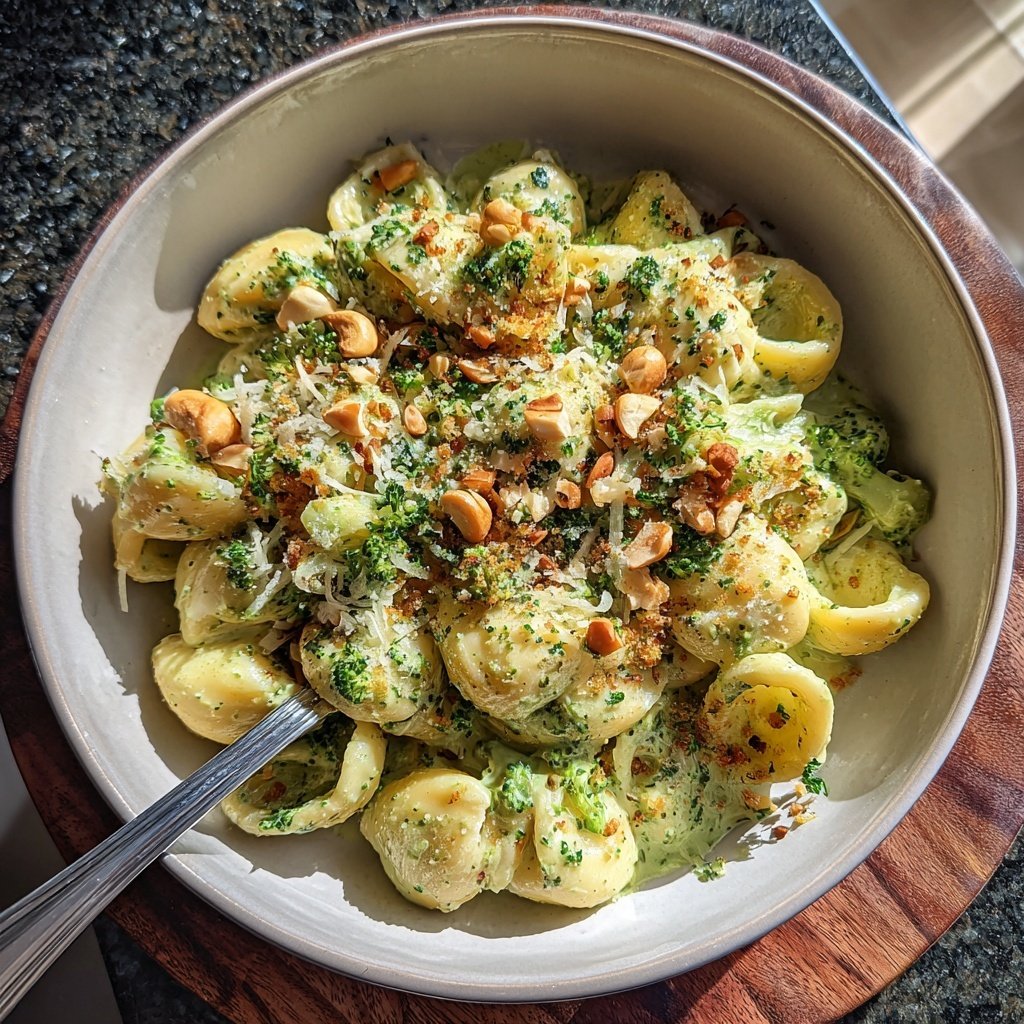 Brokkoli Cashew Pasta