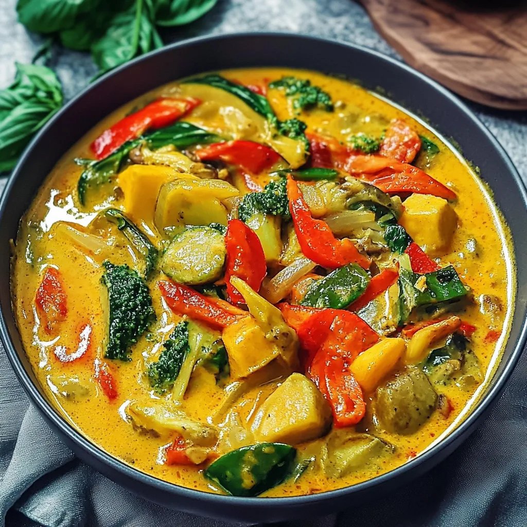 Gemüse-Curry mit Kokosmilch