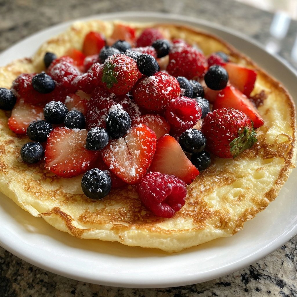 Pfannkuchen mit Beerenmix