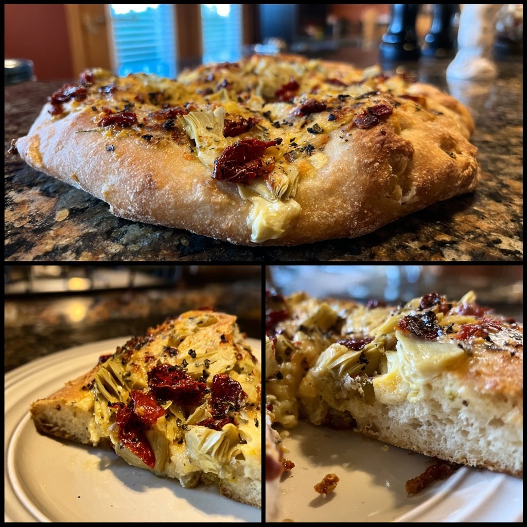 Pizza mit Artischocken