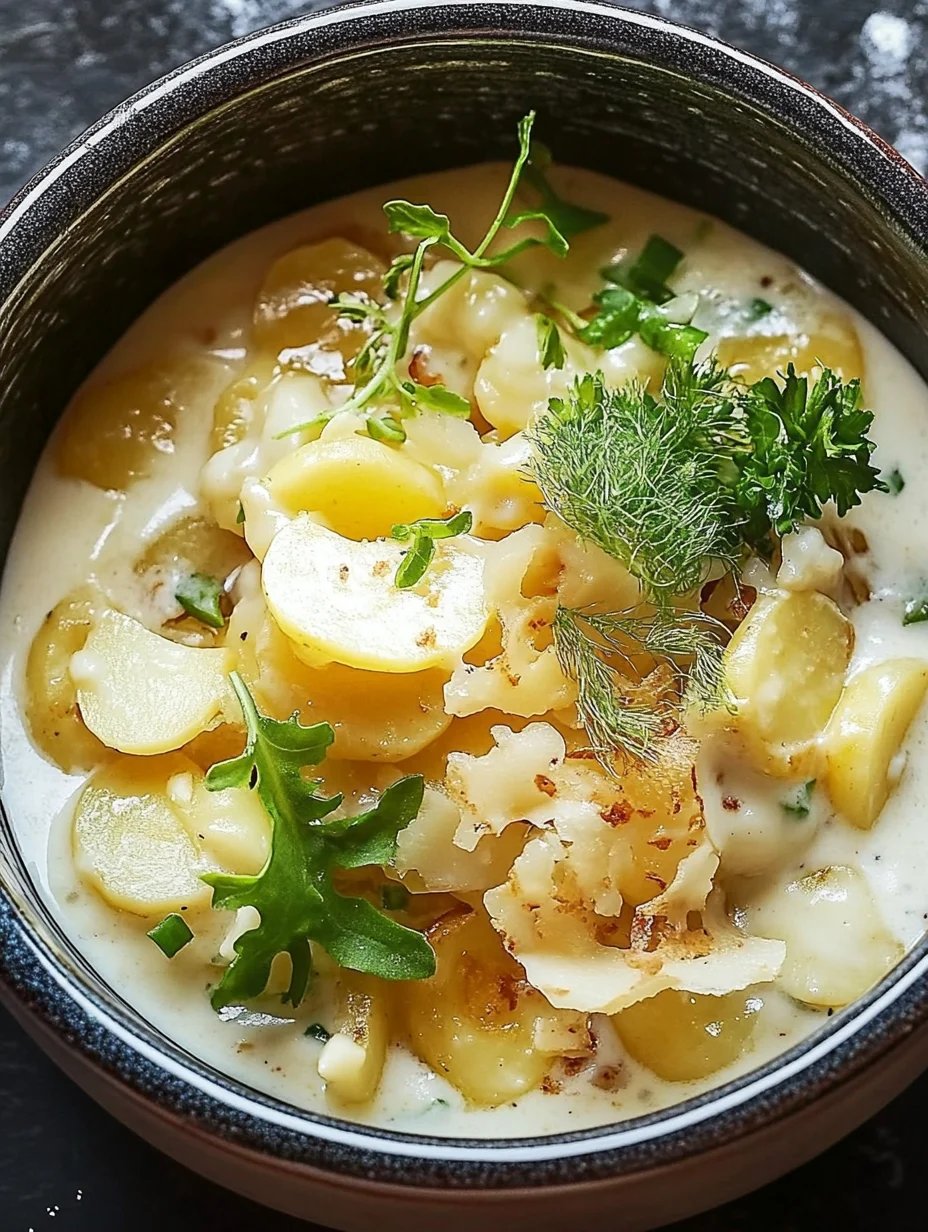 Omas Kartoffelsalat mit Brühe