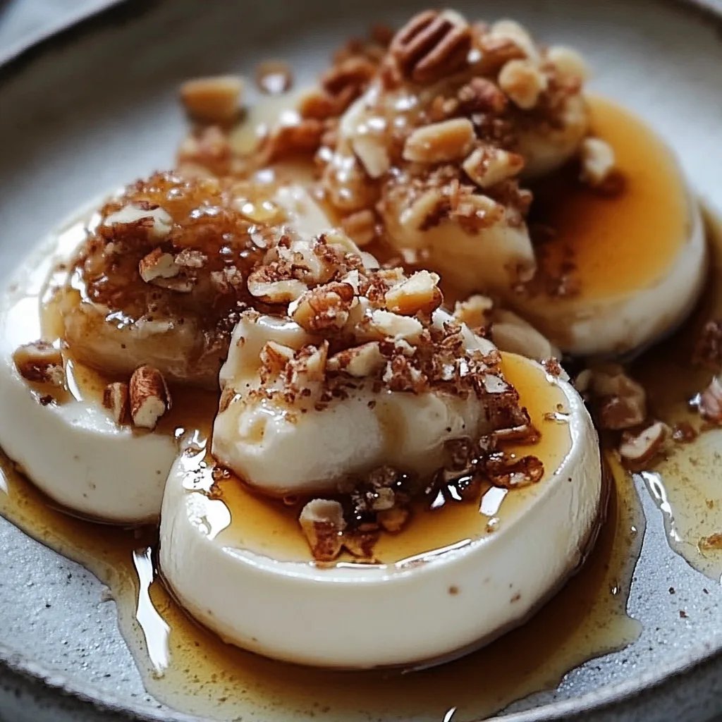 Gebratene Birnen mit Mascarpone, Honig und Nüssen