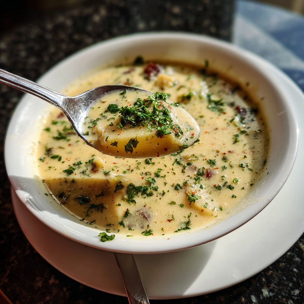 Blumenkohlsuppe mit Kartoffeln