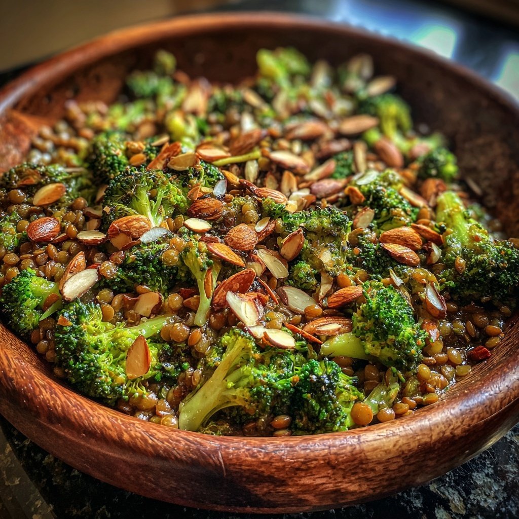 Brokkoli Linsen Pfanne