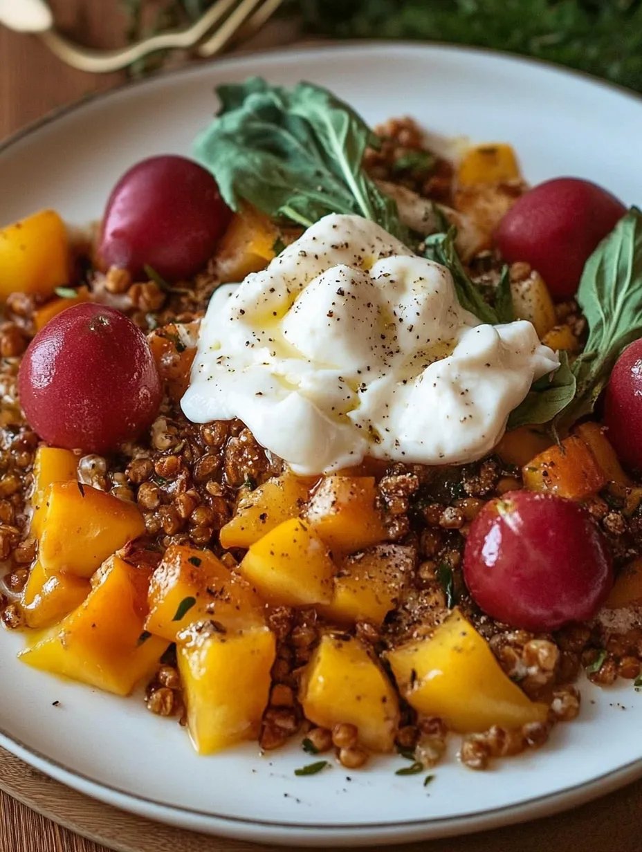 Burrata Salat Weihnachten