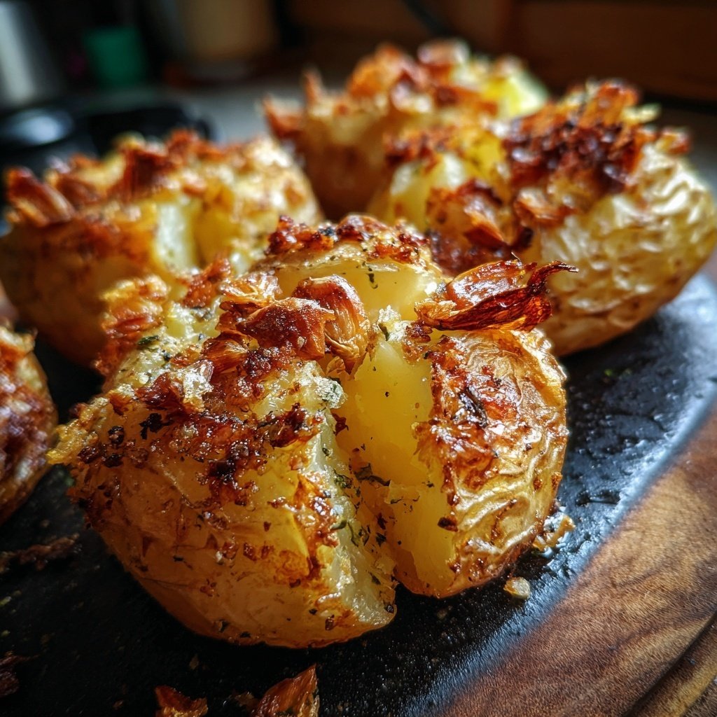 Ofenkartoffeln mit Knoblauch