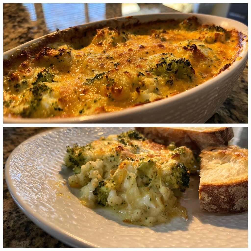 Blumenkohl Auflauf Mit Brokkoli