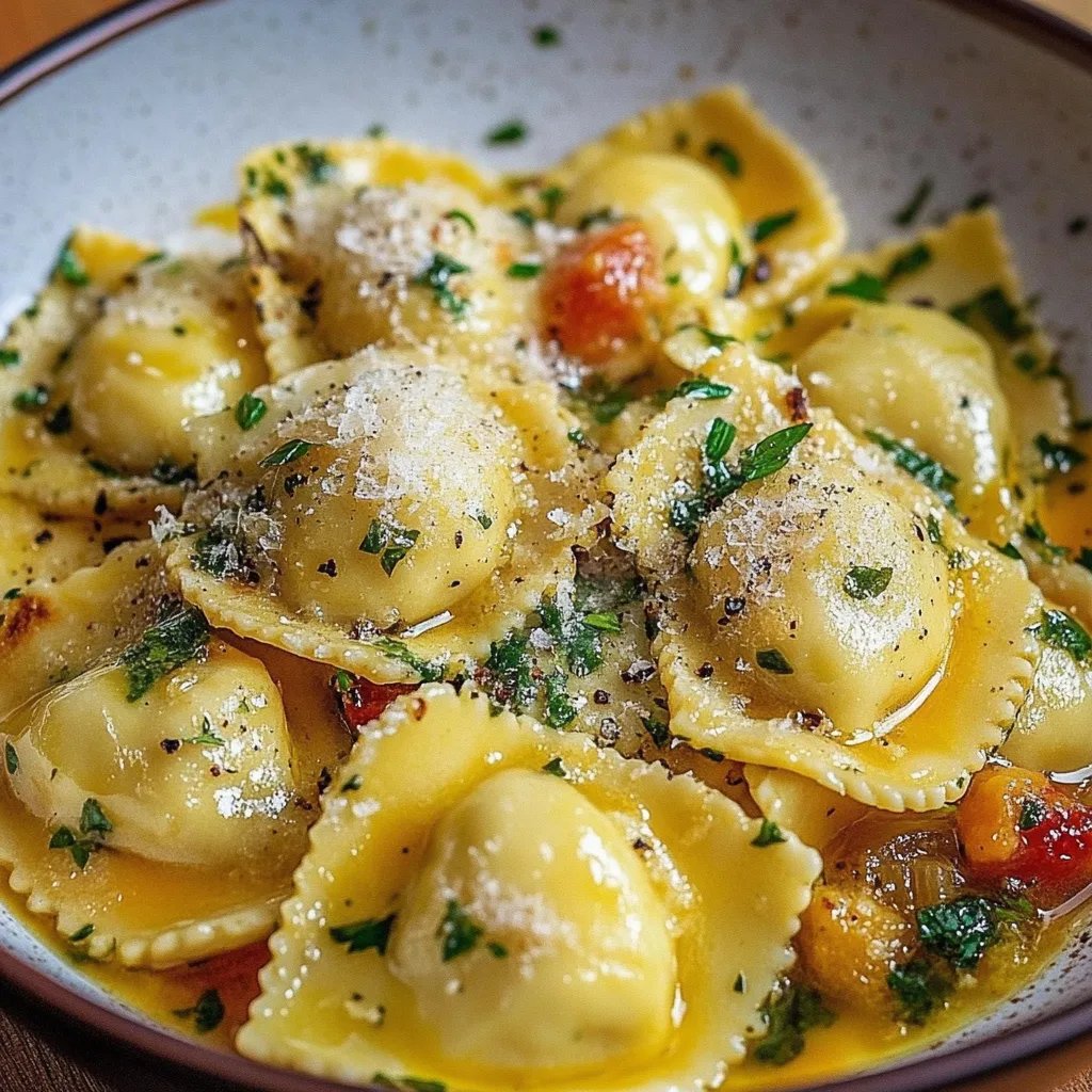 Bunte Ravioli-Gemüse-Pfanne