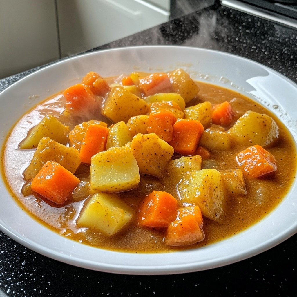 Möhren untereinander – Möhren-Kartoffeln-Eintopf